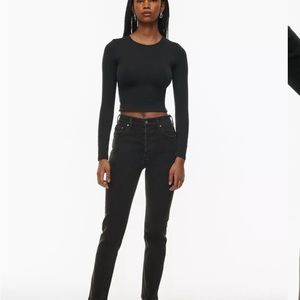 NWT Denim Forum The Yoko High Rise Slim 28L